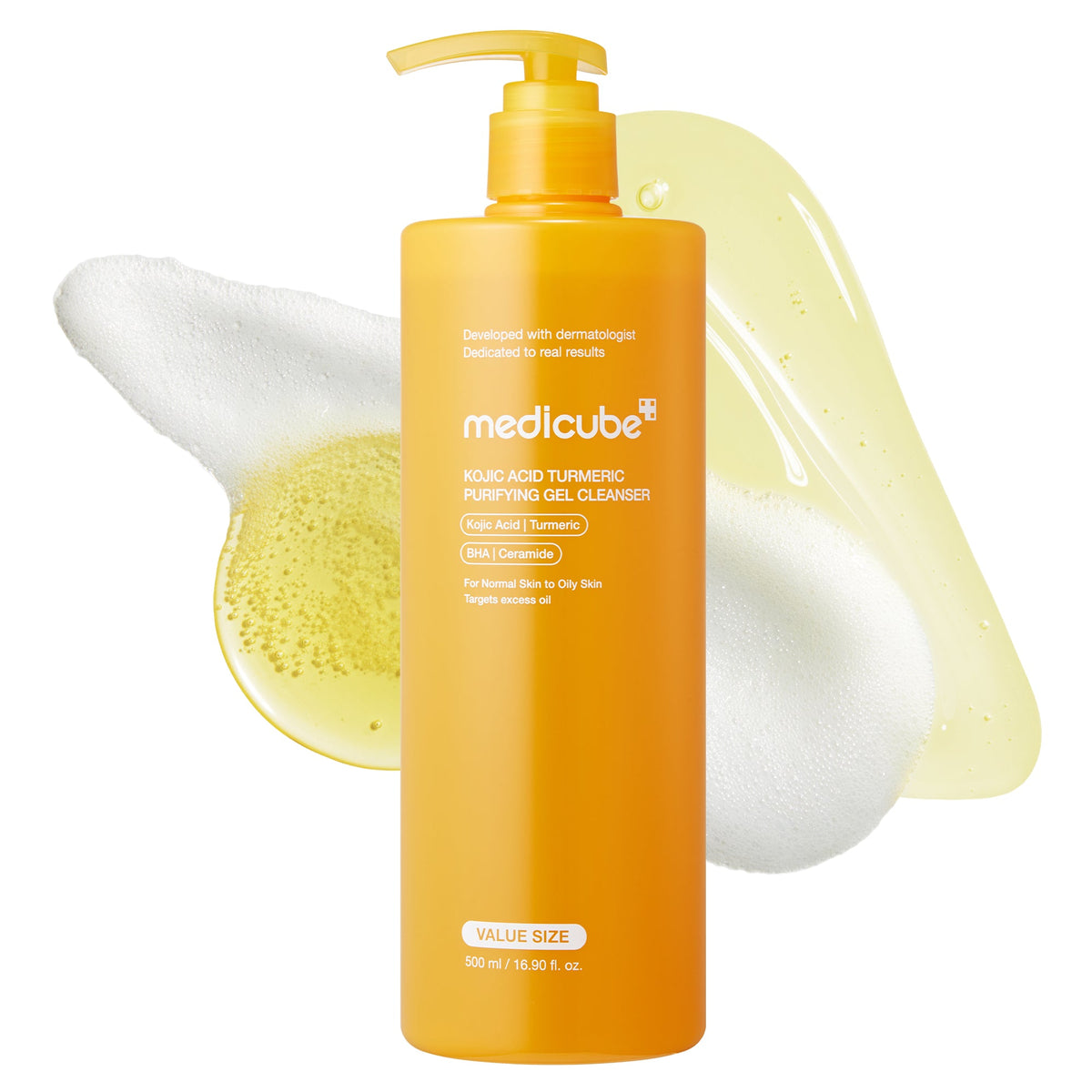 Kojic Acid Turmeric Purifying Gel Cleanser - medicube.us