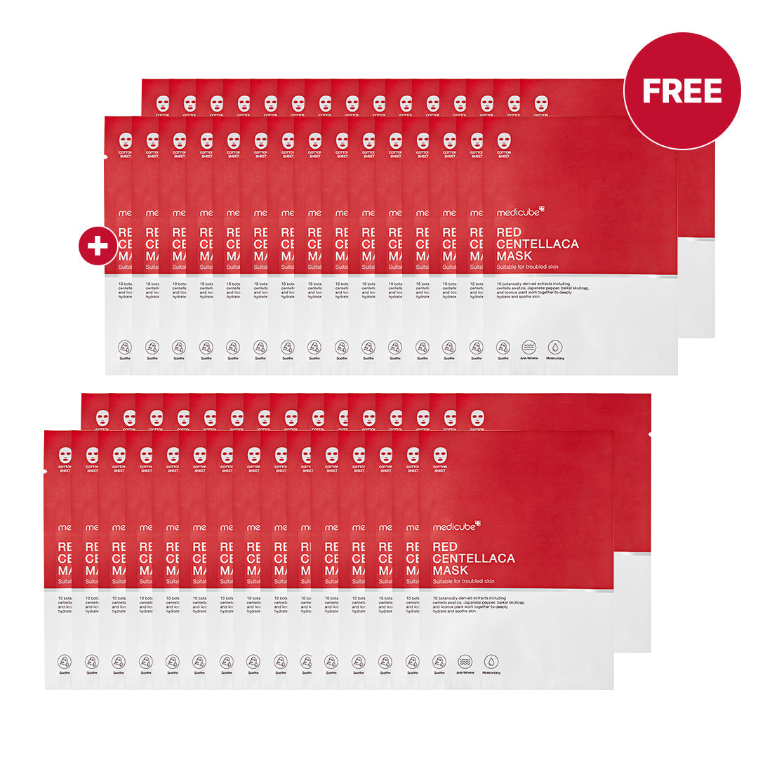 Red Centellaca Mask — 30+30 MASKS