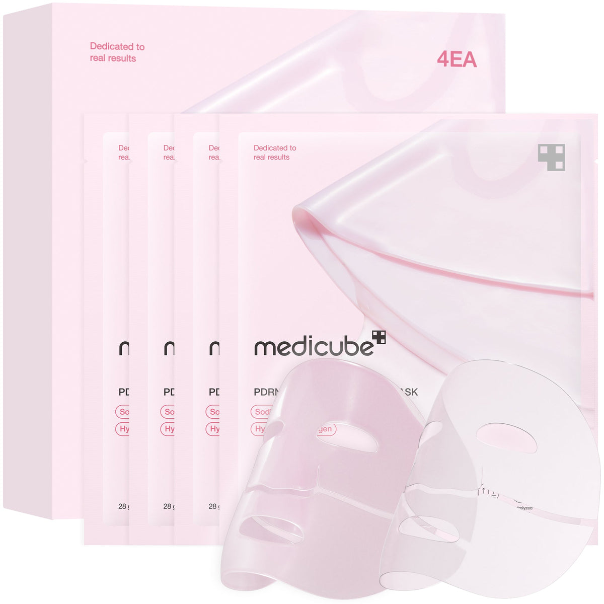 Salmon PDRN Pink Collagen Jelly Gel Mask — 4EA
